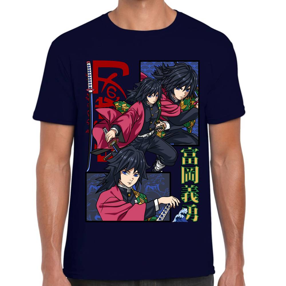 Playera Demon Slayer Tomioka Algodón Premium #0002808
