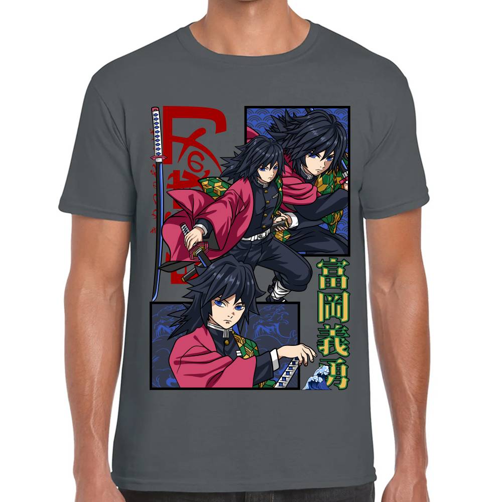 Playera Demon Slayer Tomioka Algodón Premium #0002808