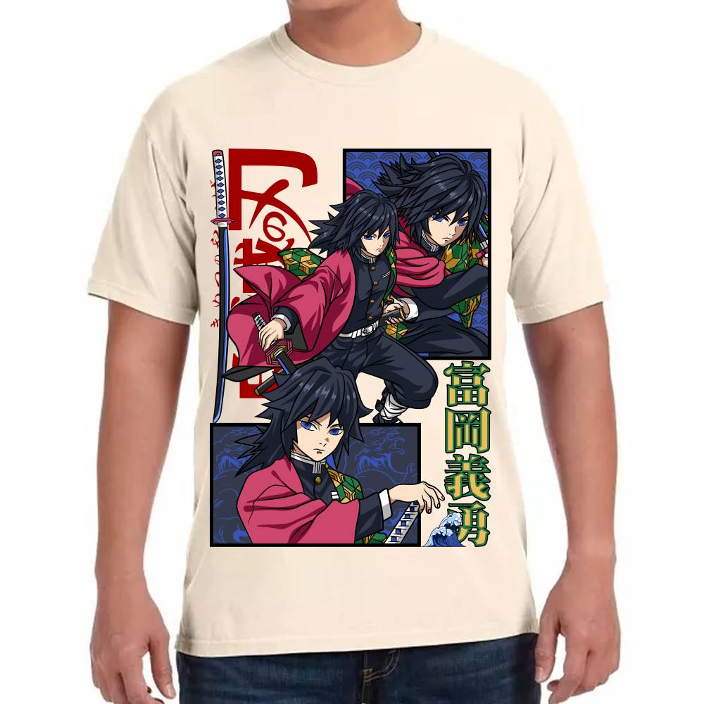 Playera Demon Slayer Tomioka Algodón Premium #0002808