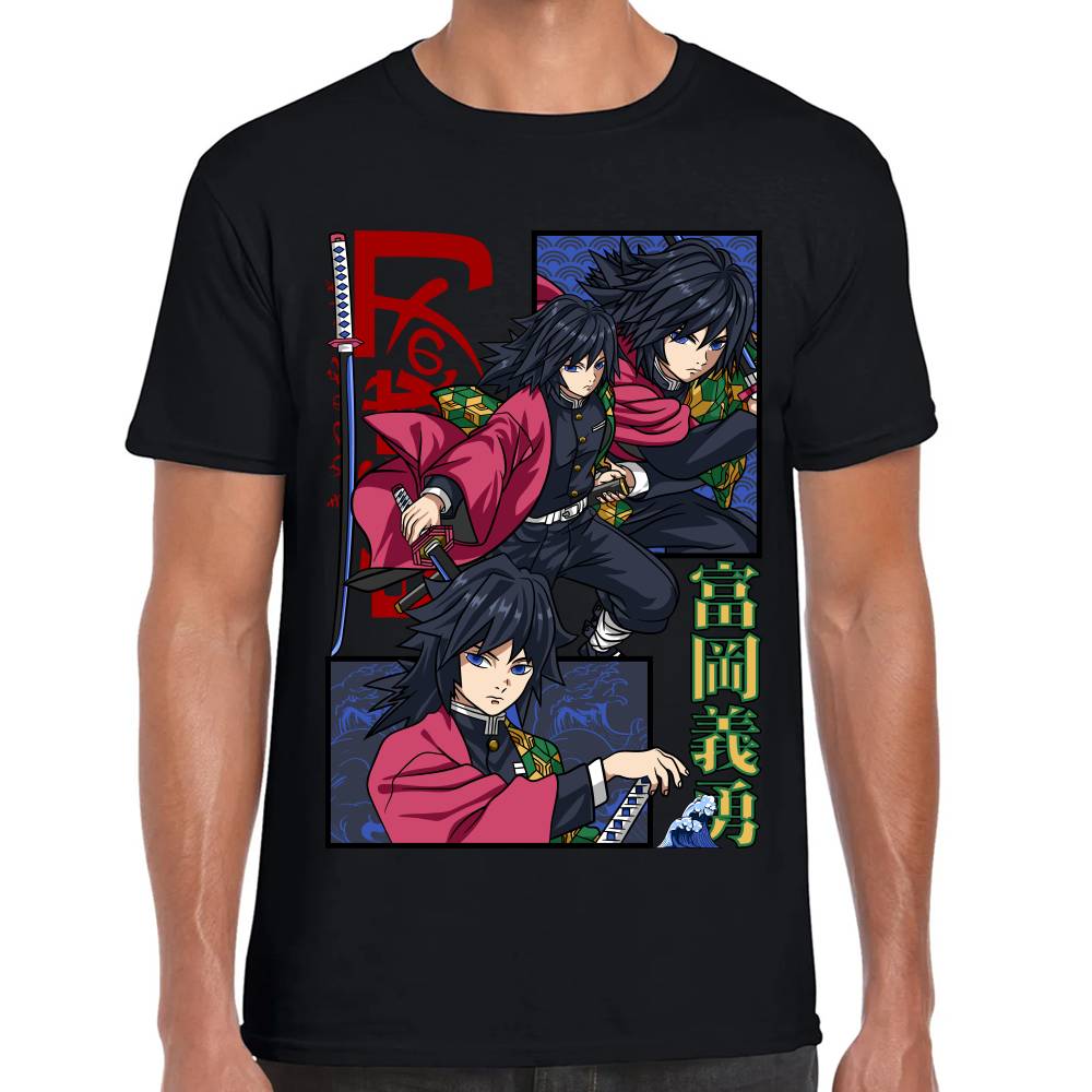 Playera Demon Slayer Tomioka Algodón Premium #0002808 Imagen principal del producto