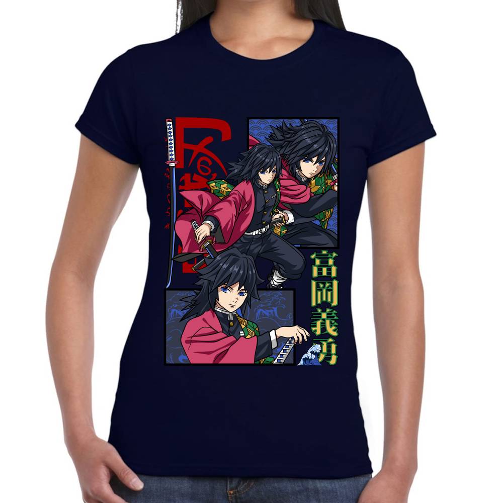 Playera Demon Slayer Tomioka Algodón Premium #0002808