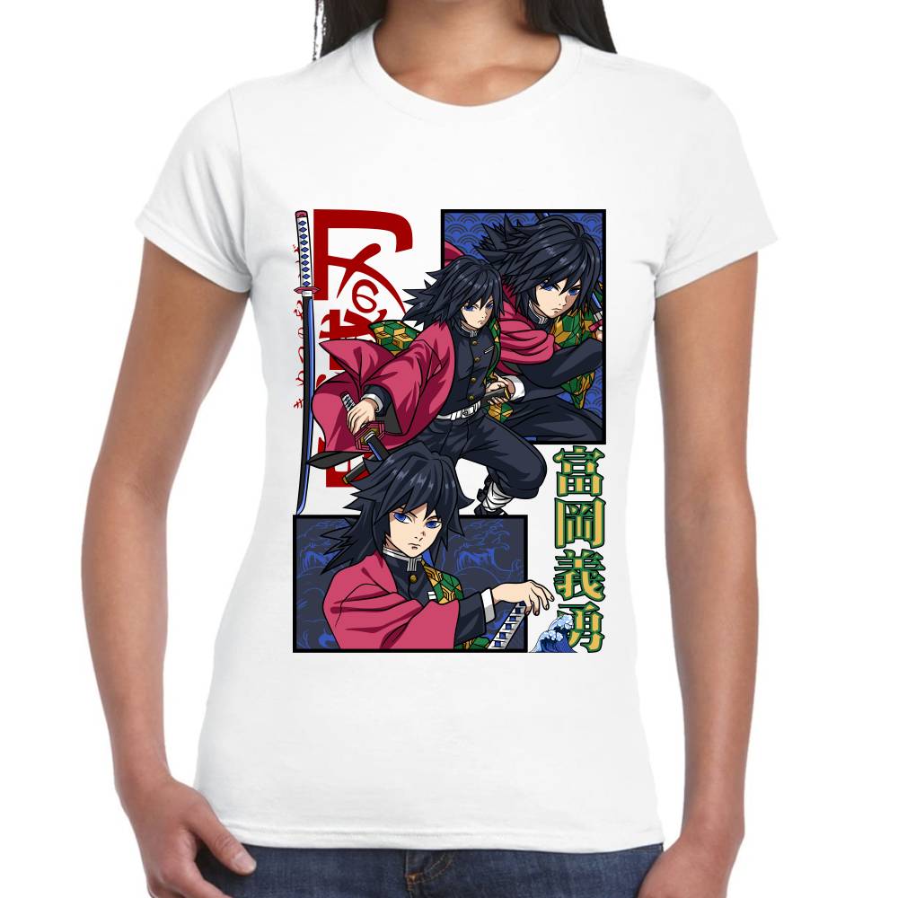 Playera Demon Slayer Tomioka Algodón Premium #0002808