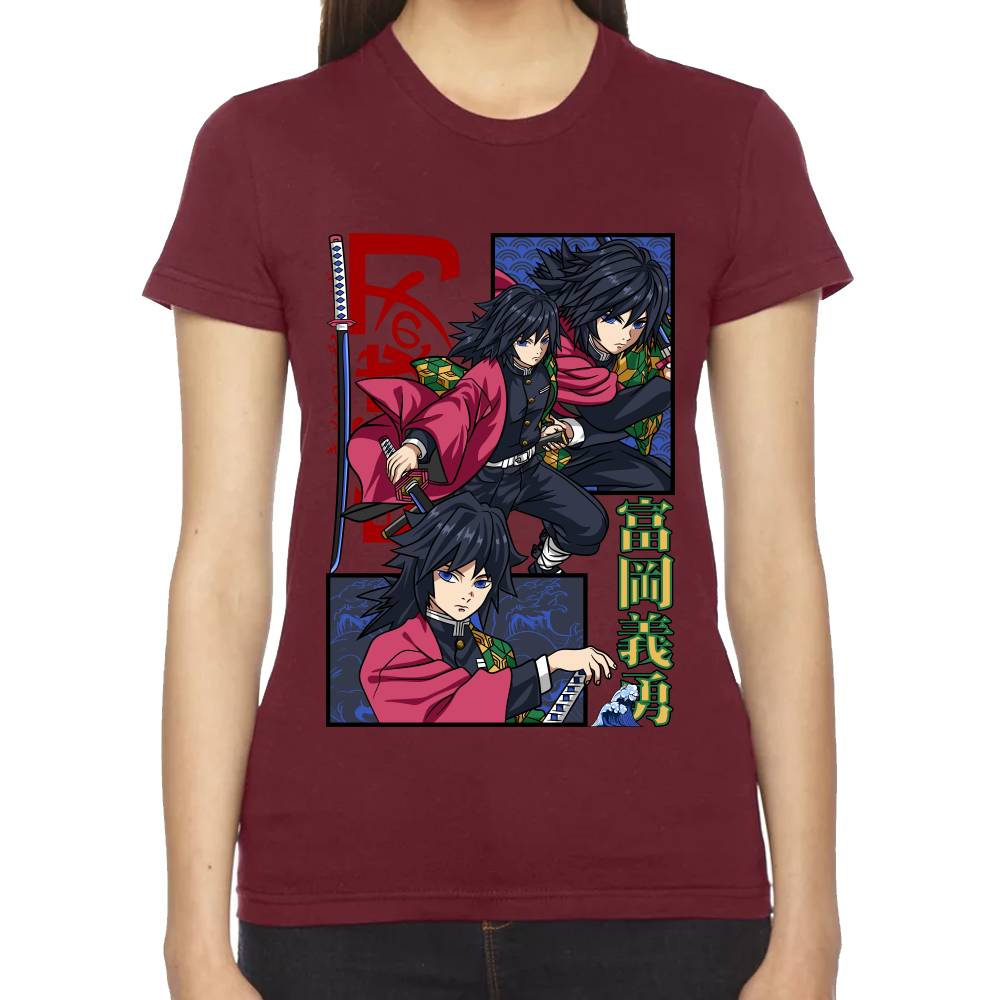 Playera Demon Slayer Tomioka Algodón Premium #0002808