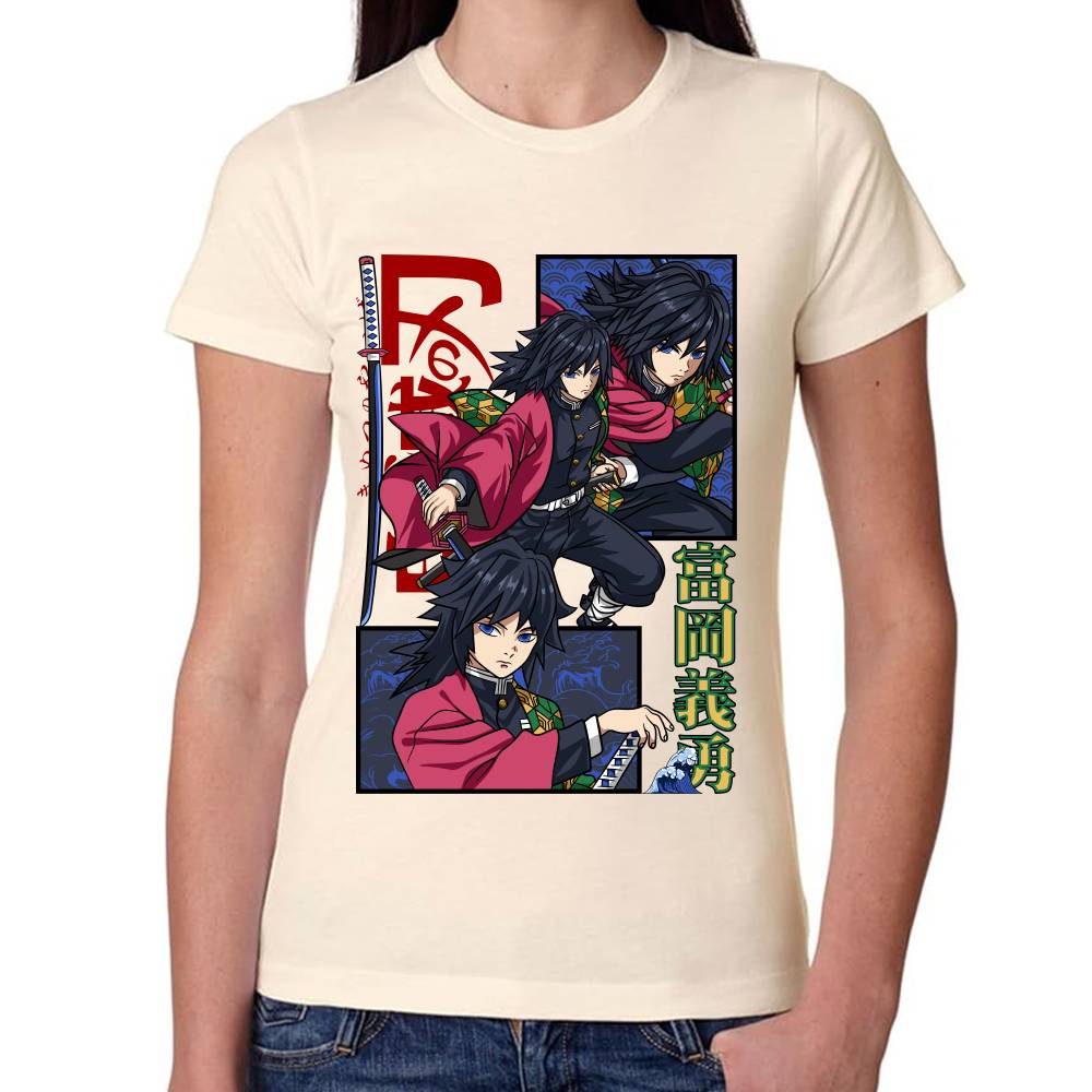 Playera Demon Slayer Tomioka Algodón Premium #0002808