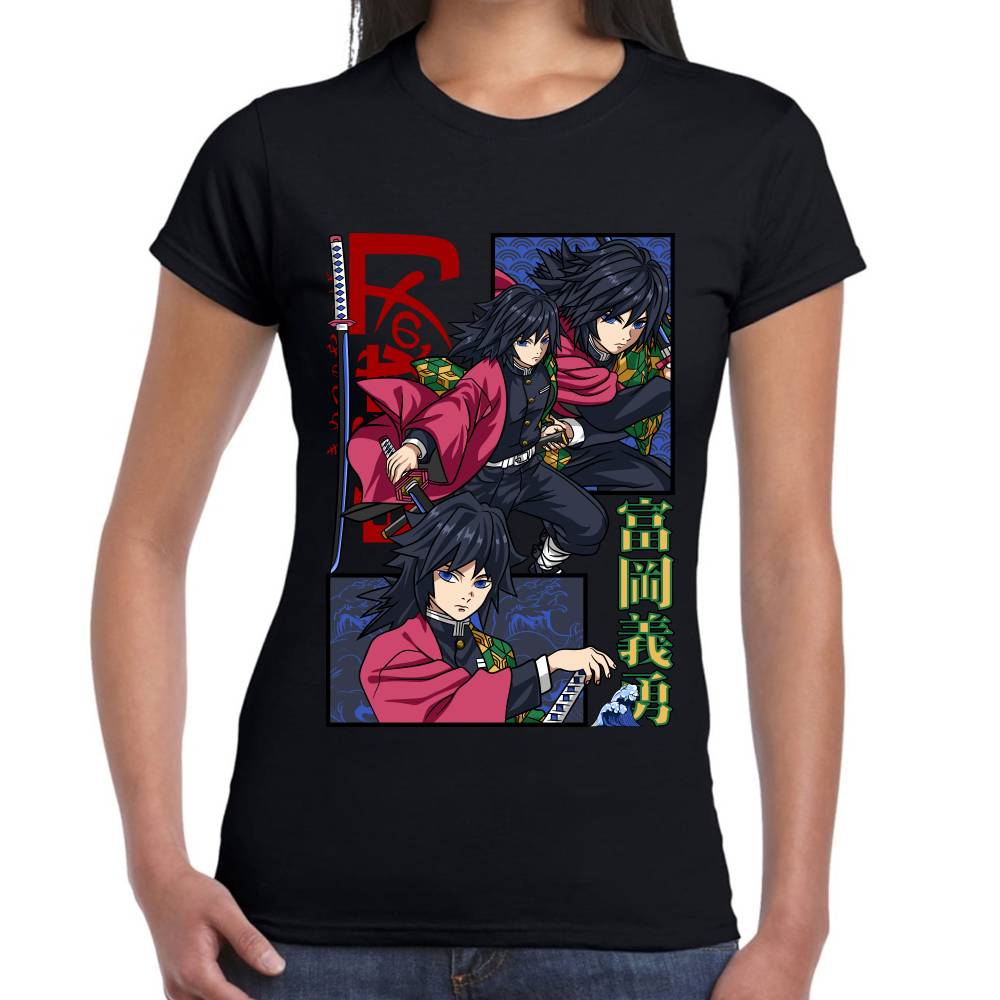 Playera Demon Slayer Tomioka Algodón Premium #0002808 Imagen secundaria del producto