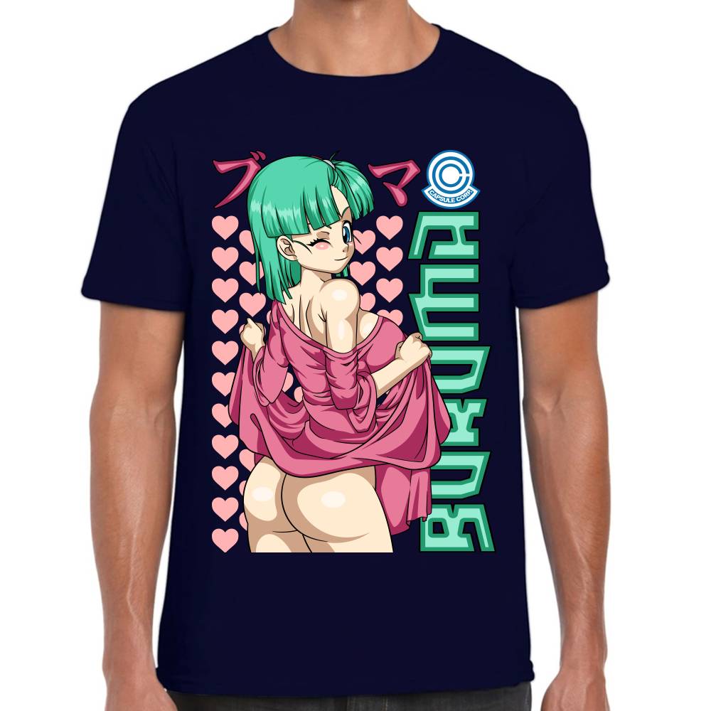 Playera Dragon Ball Bulma Young Waifu Algodón Premium #0002809