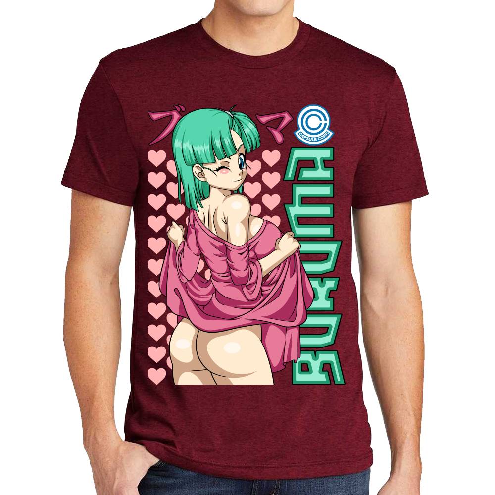 Playera Dragon Ball Bulma Young Waifu Algodón Premium #0002809