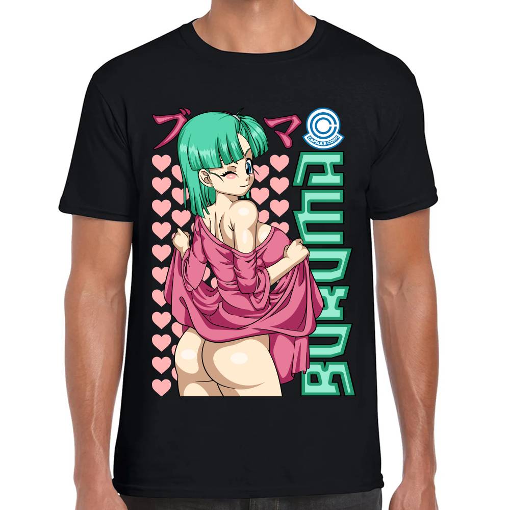 Playera Dragon Ball Bulma Young Waifu Algodón Premium #0002809
