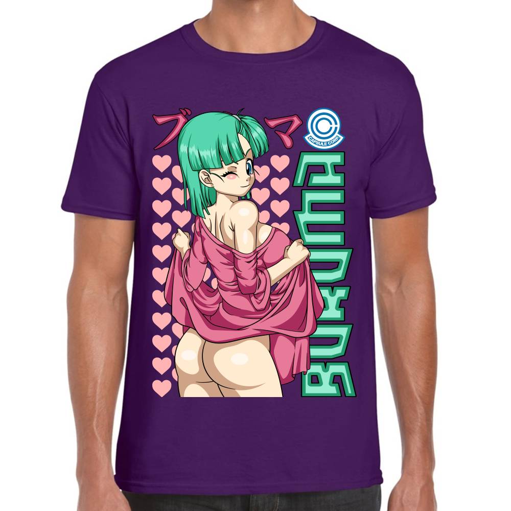 Playera Dragon Ball Bulma Young Waifu Algodón Premium #0002809