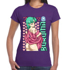 Playera Dragon Ball Bulma Young Waifu Algodón Premium #0002809