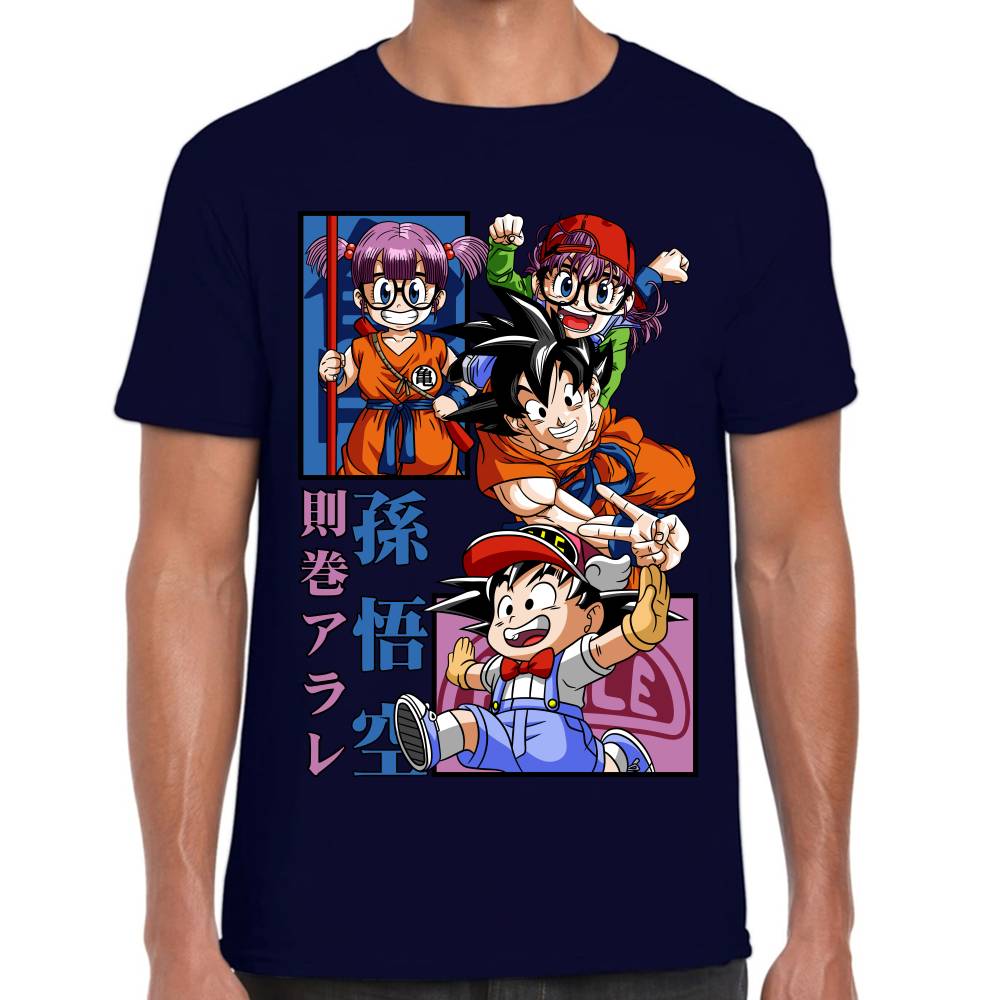 Playera Dragon Ball Goku x Arale Algodón Premium #0002811