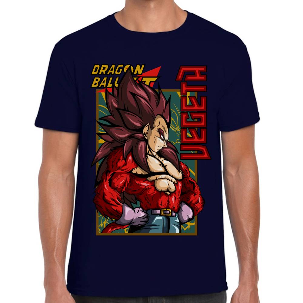 Playera Dragon Ball Vegeta SSJ4 Algodón Premium #0002812