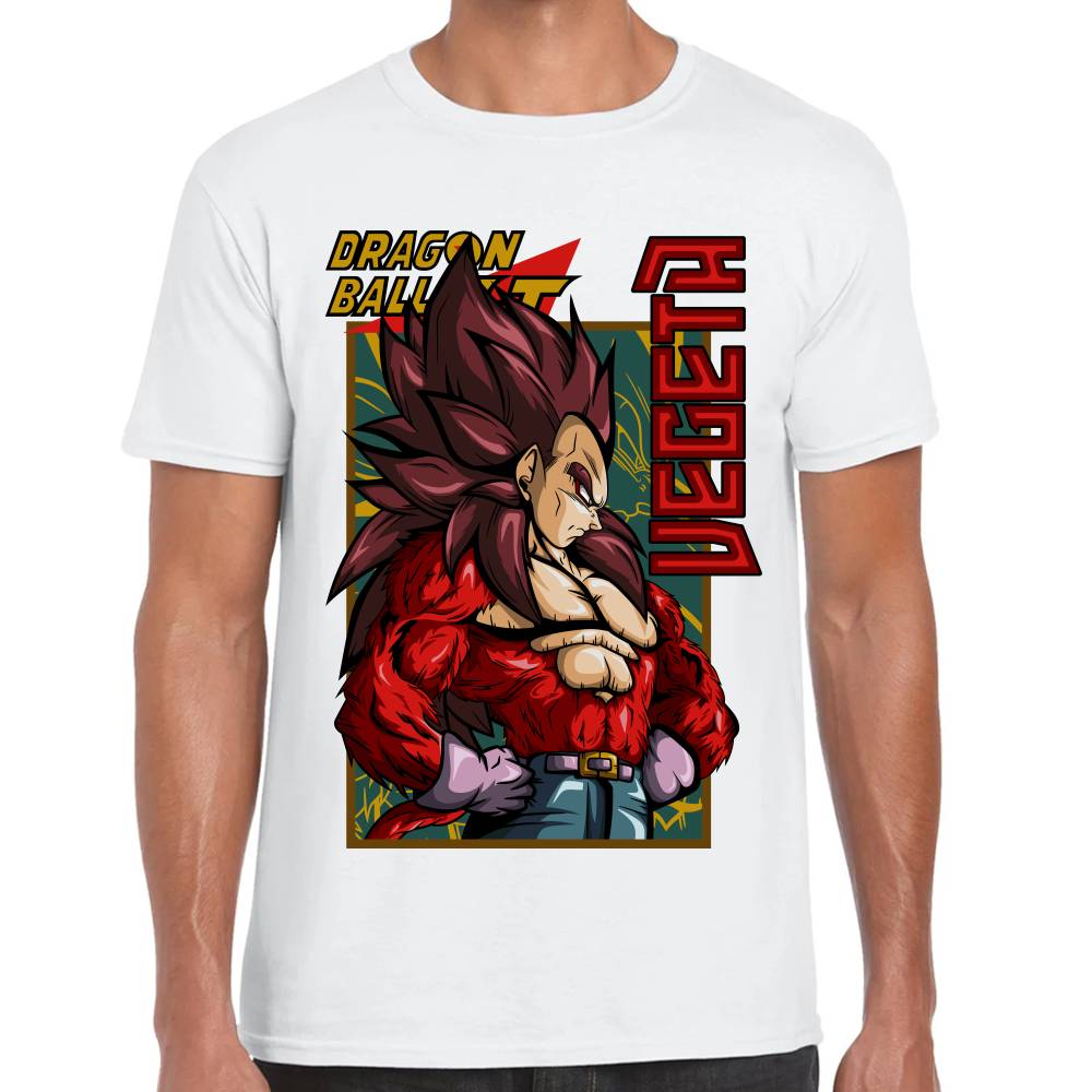 Playera Dragon Ball Vegeta SSJ4 Algodón Premium #0002812