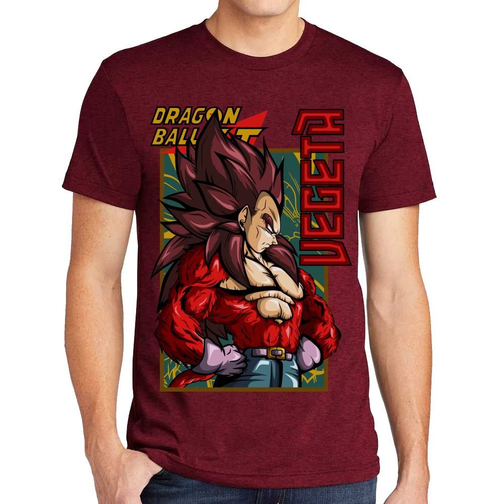 Playera Dragon Ball Vegeta SSJ4 Algodón Premium #0002812