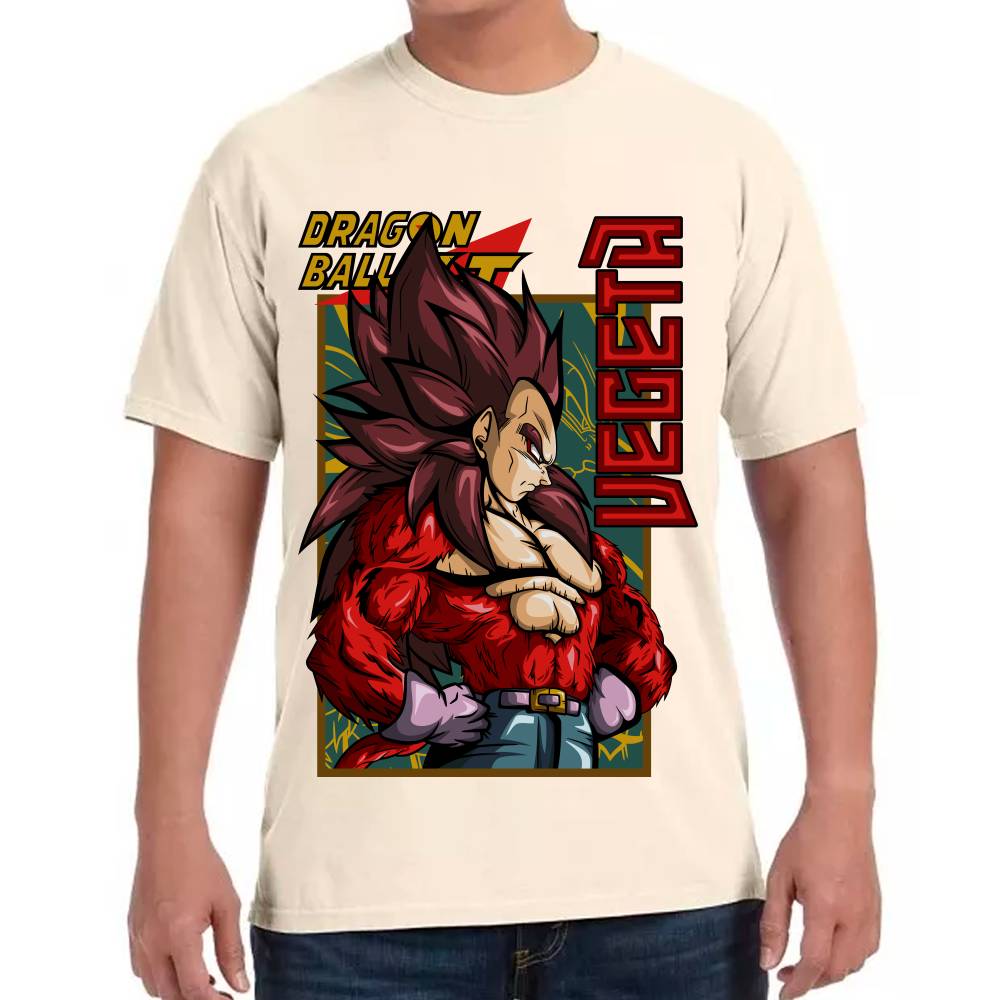Playera Dragon Ball Vegeta SSJ4 Algodón Premium #0002812