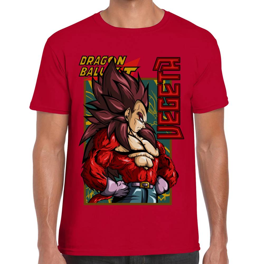 Playera Dragon Ball Vegeta SSJ4 Algodón Premium #0002812