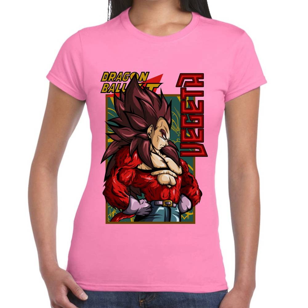 Playera Dragon Ball Vegeta SSJ4 Algodón Premium #0002812