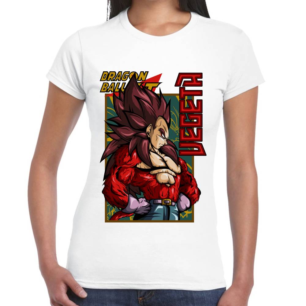 Playera Dragon Ball Vegeta SSJ4 Algodón Premium #0002812
