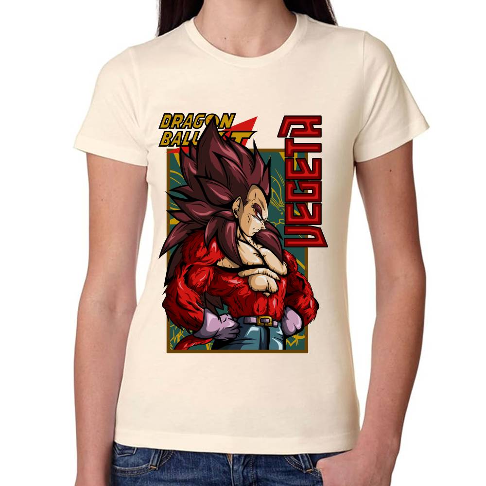 Playera Dragon Ball Vegeta SSJ4 Algodón Premium #0002812