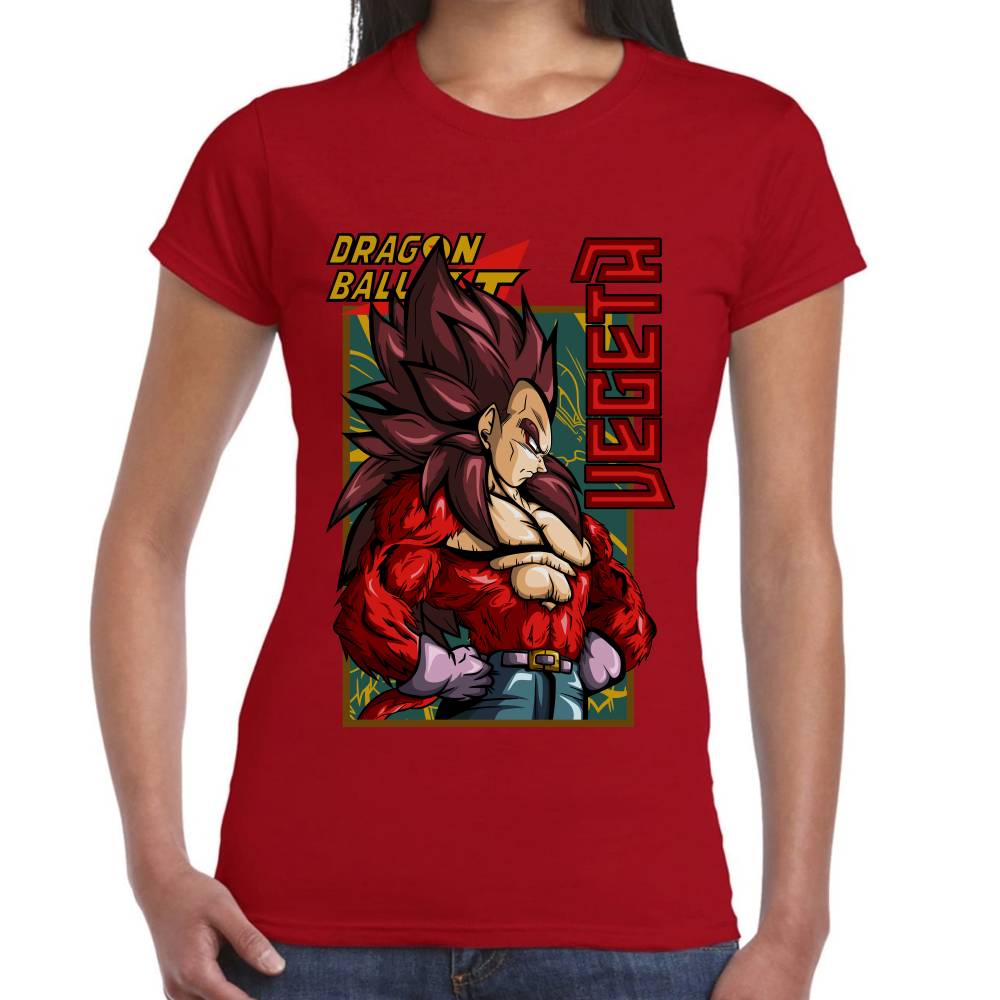Playera Dragon Ball Vegeta SSJ4 Algodón Premium #0002812