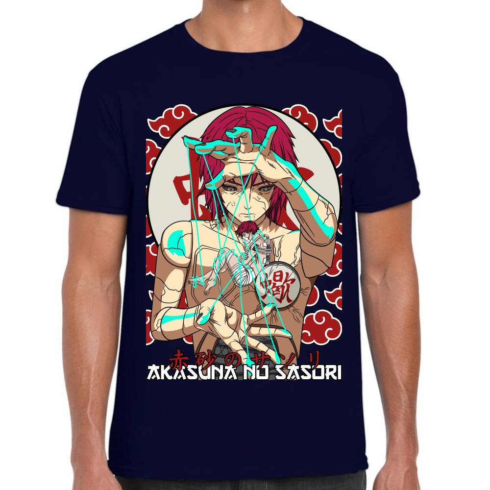 Playera Naruto Sasori Algodón Premium #0002814