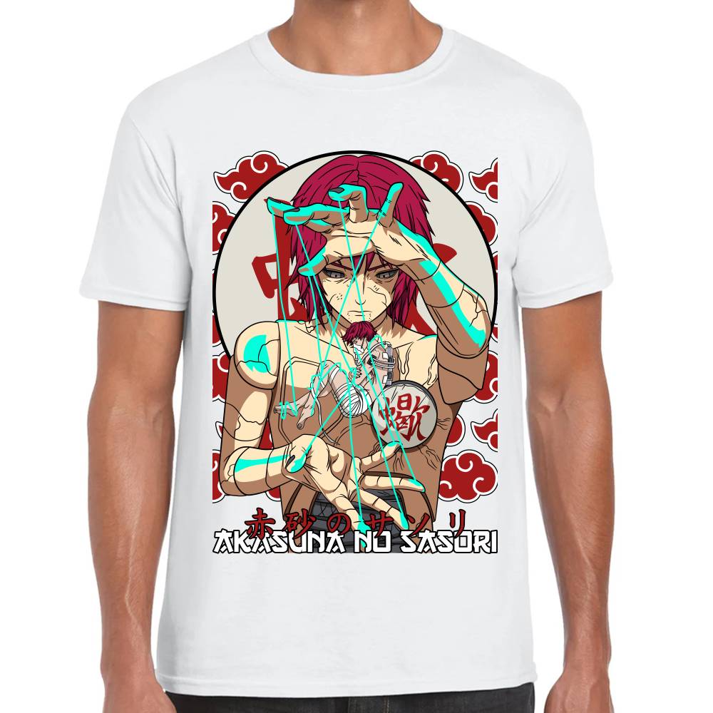 Playera Naruto Sasori Algodón Premium #0002814