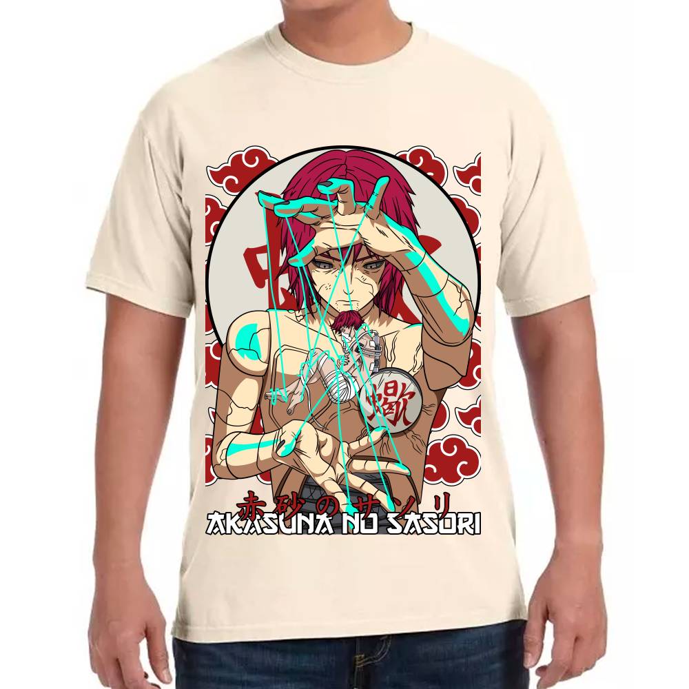Playera Naruto Sasori Algodón Premium #0002814