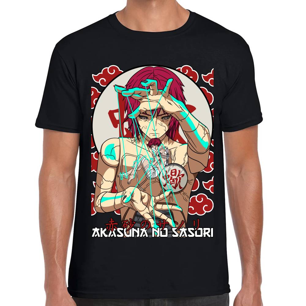 Playera Naruto Sasori Algodón Premium #0002814