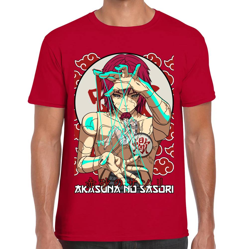 Playera Naruto Sasori Algodón Premium #0002814