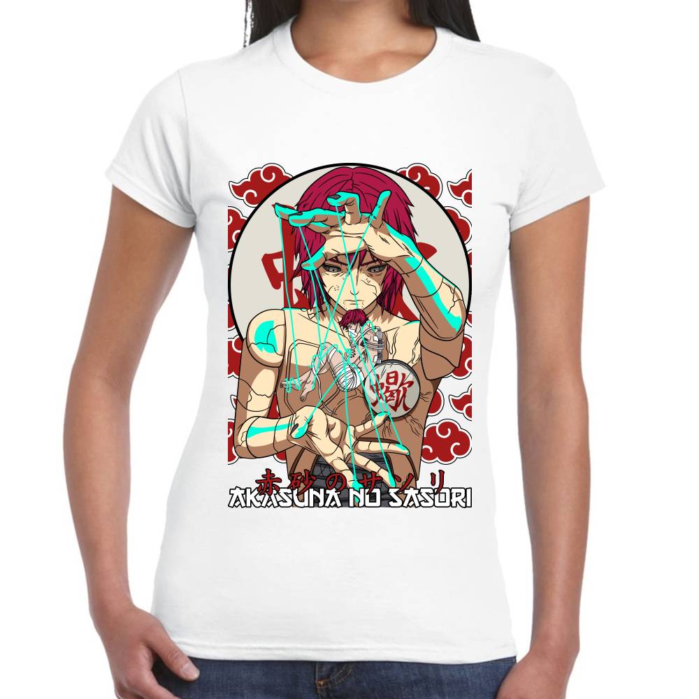 Playera Naruto Sasori Algodón Premium #0002814