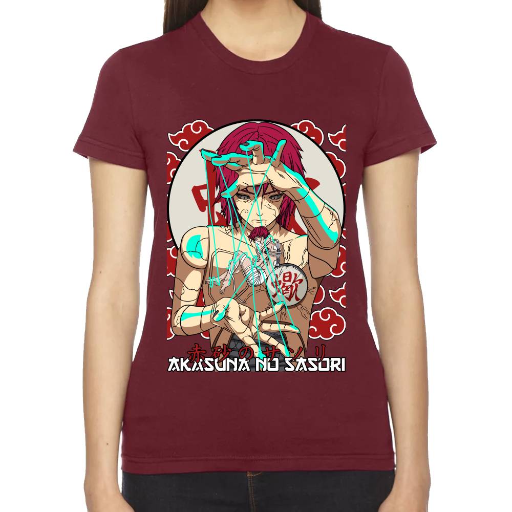 Playera Naruto Sasori Algodón Premium #0002814