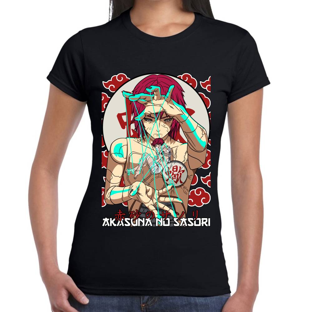 Playera Naruto Sasori Algodón Premium #0002814
