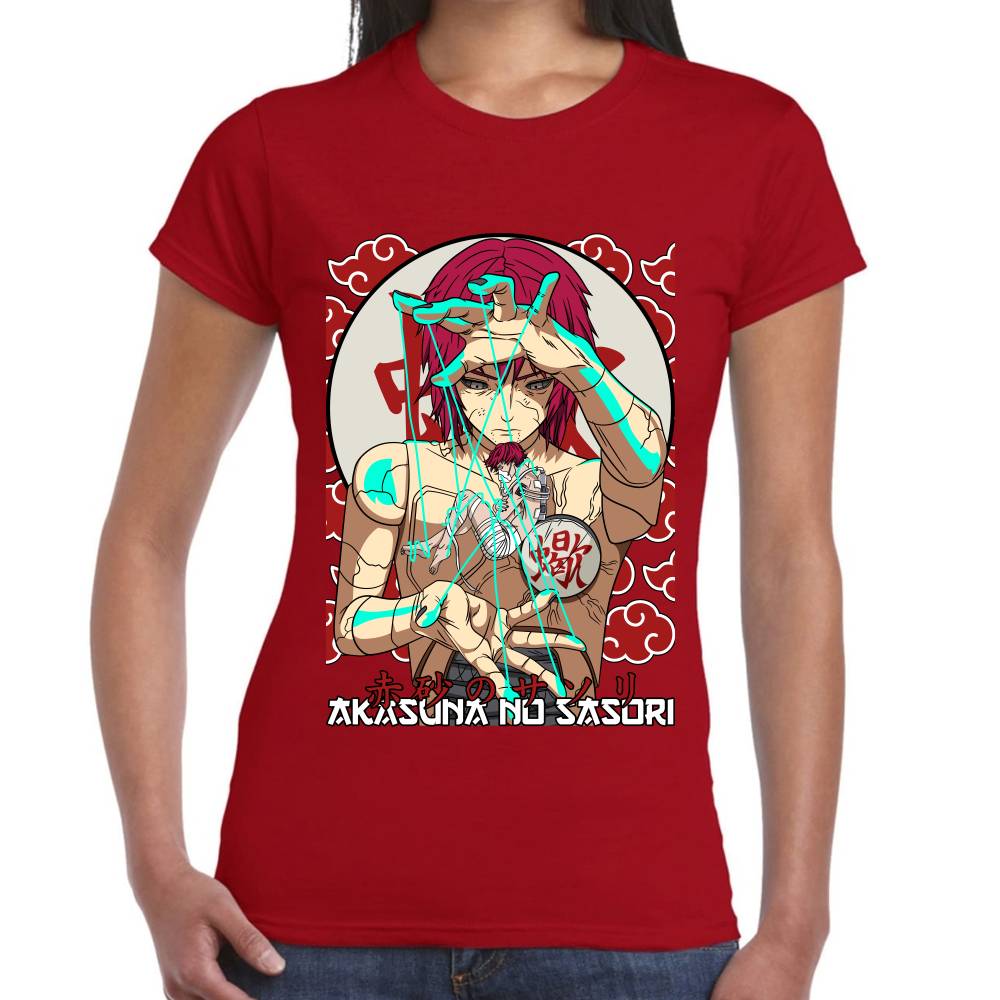 Playera Naruto Sasori Algodón Premium #0002814