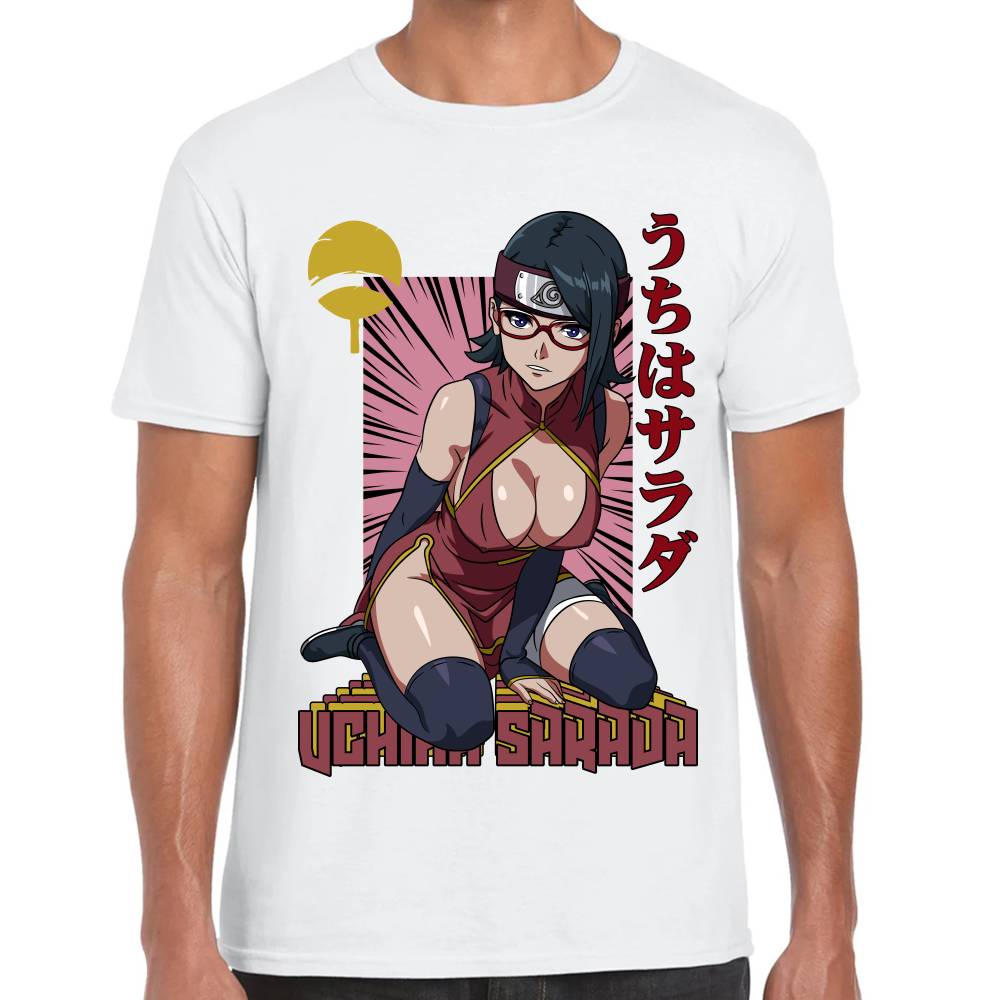Playera Naruto Sarada Uchiha Algodón Premium #0002815