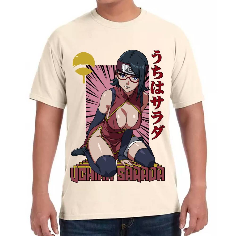 Playera Naruto Sarada Uchiha Algodón Premium #0002815