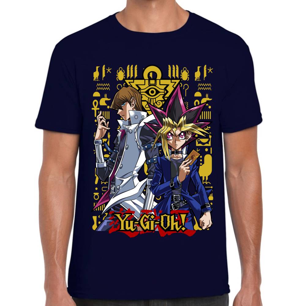 Playera Yu-Gi-Oh Seto Kaiba & Yami Yugi Algodón Premium #0002817