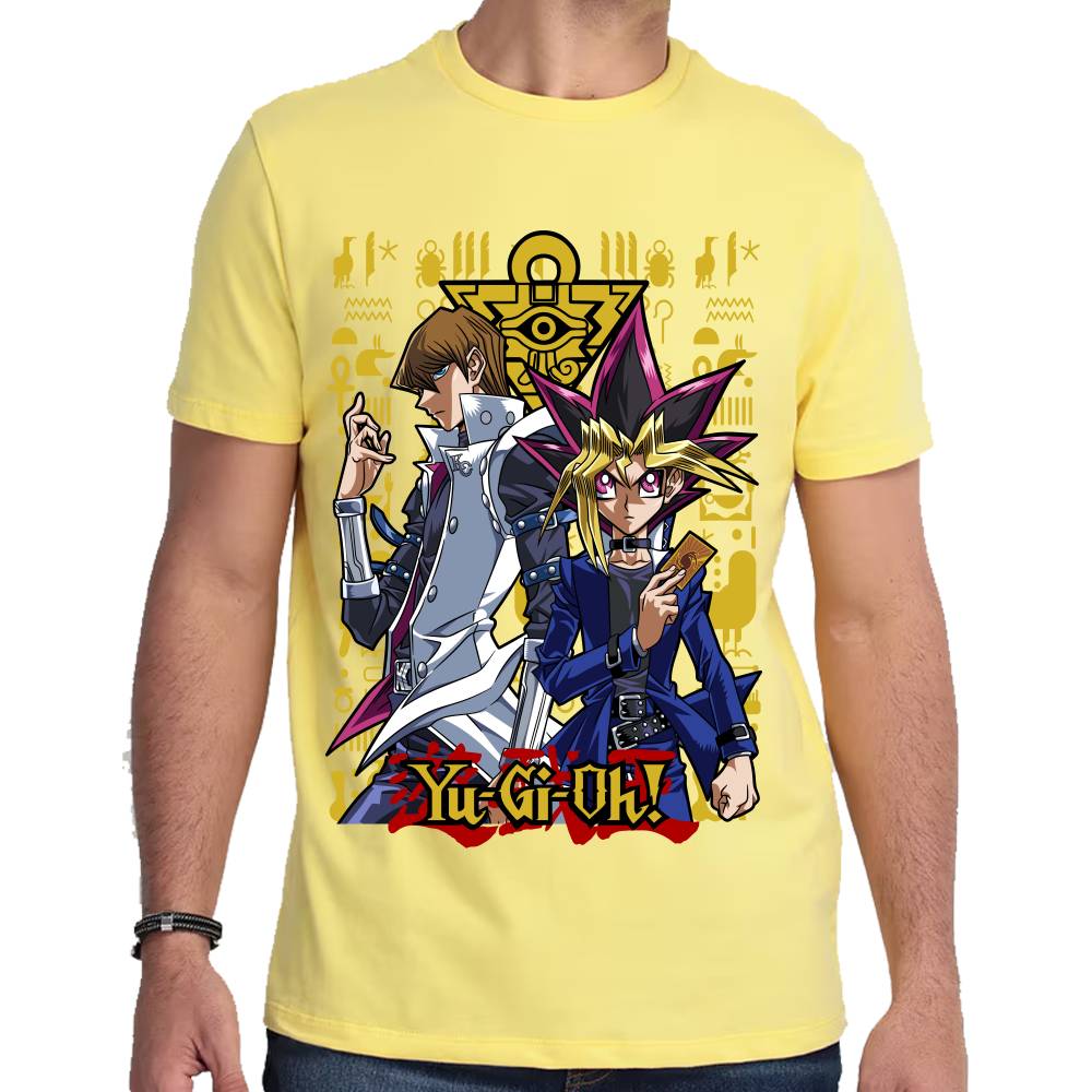 Playera Yu-Gi-Oh Seto Kaiba & Yami Yugi Algodón Premium #0002817