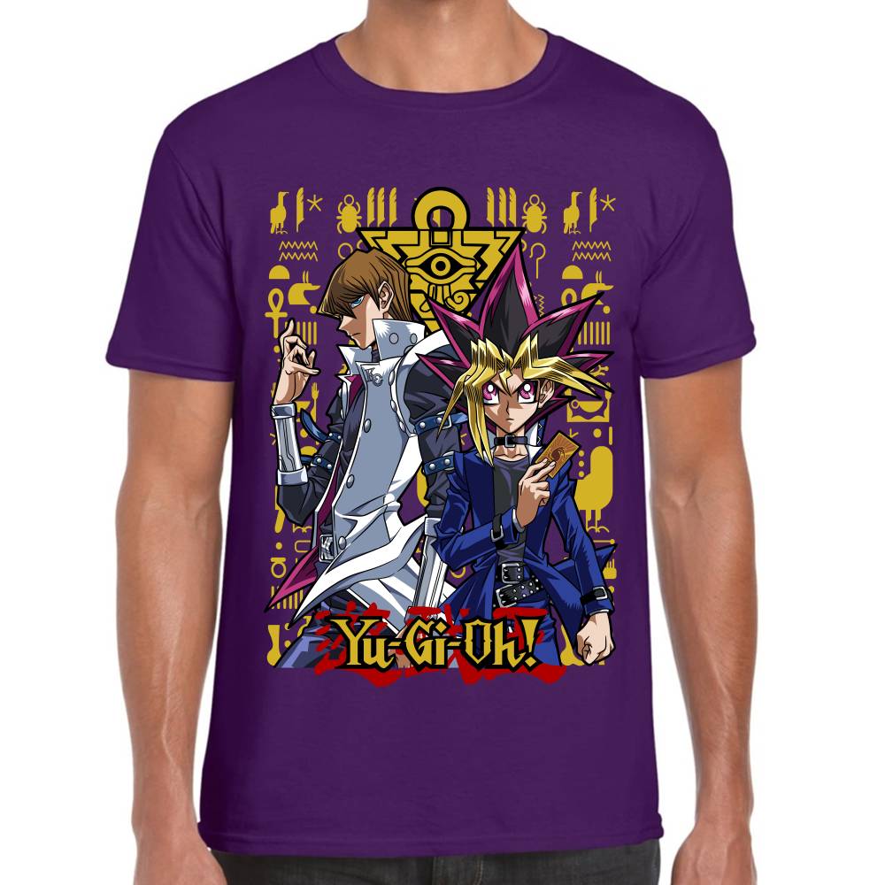 Playera Yu-Gi-Oh Seto Kaiba & Yami Yugi Algodón Premium #0002817