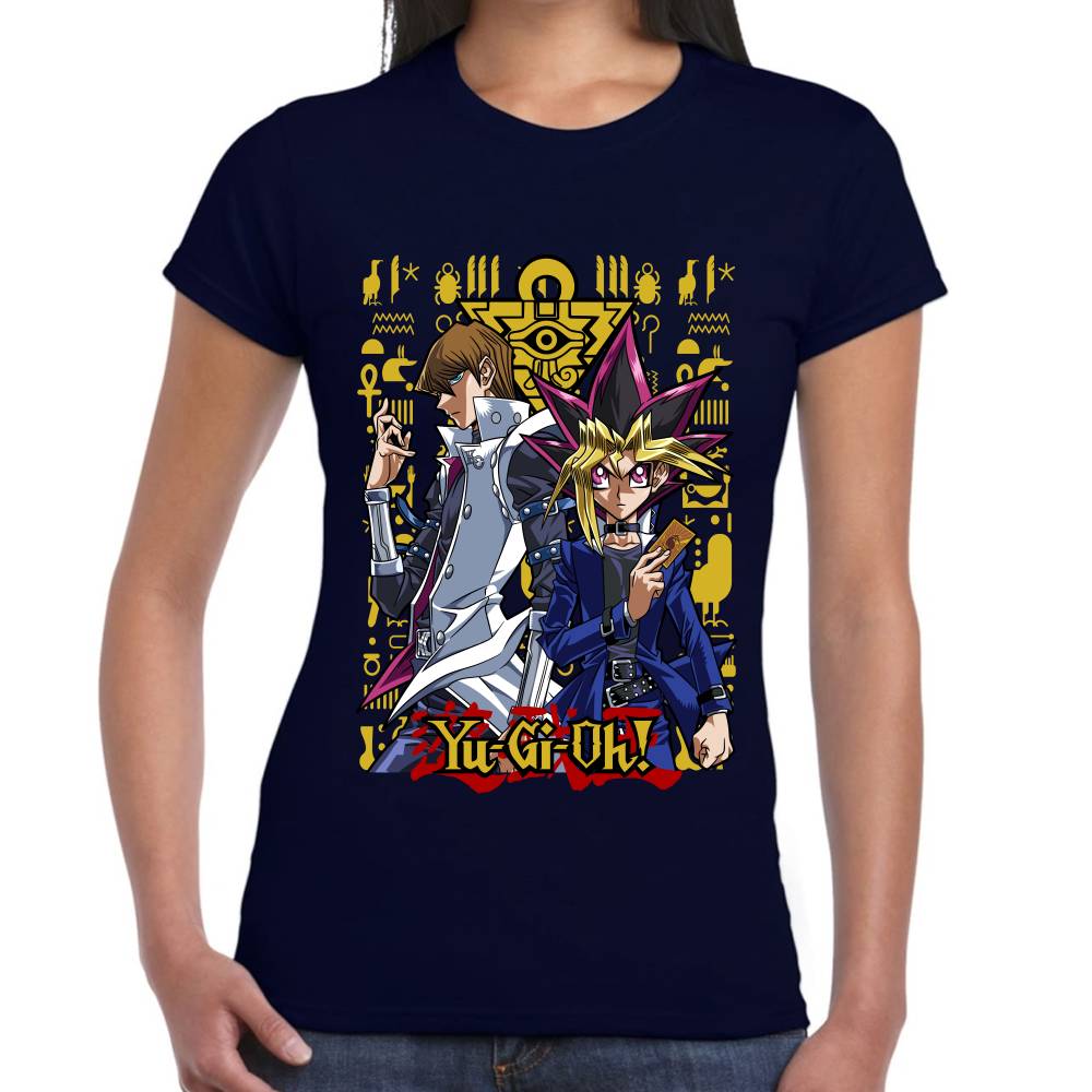 Playera Yu-Gi-Oh Seto Kaiba & Yami Yugi Algodón Premium #0002817