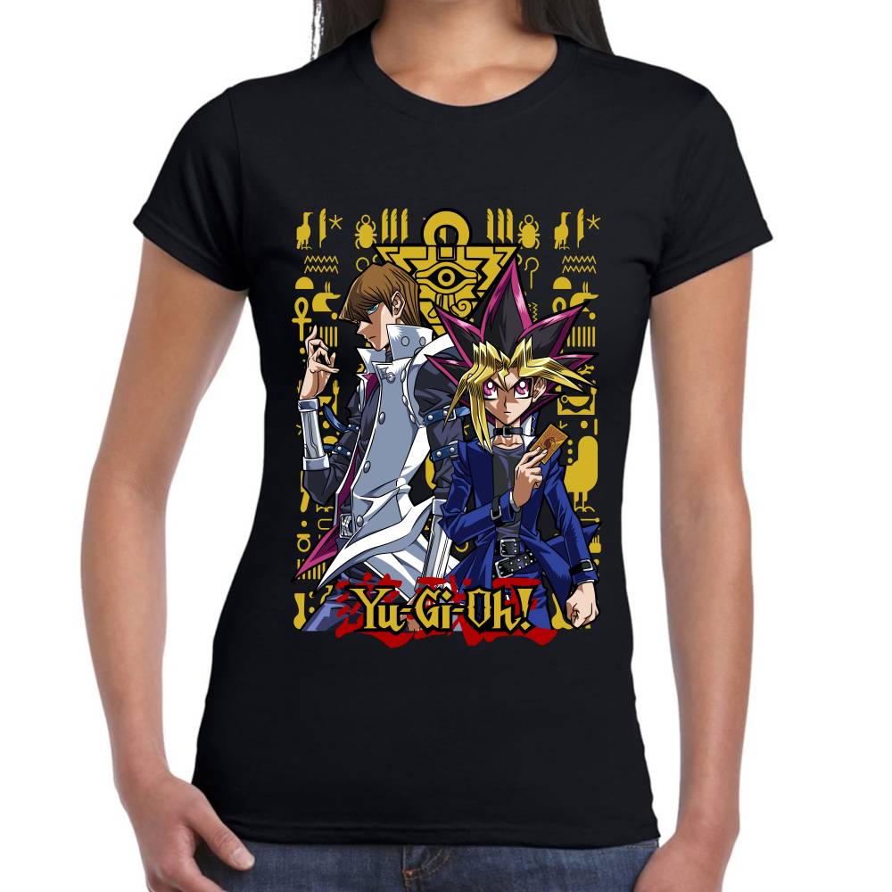 Playera Yu-Gi-Oh Seto Kaiba & Yami Yugi Algodón Premium #0002817 Imagen secundaria del producto