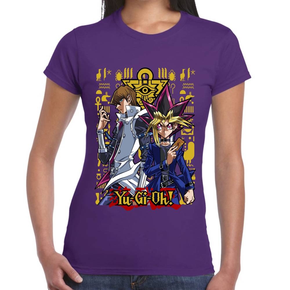 Playera Yu-Gi-Oh Seto Kaiba & Yami Yugi Algodón Premium #0002817