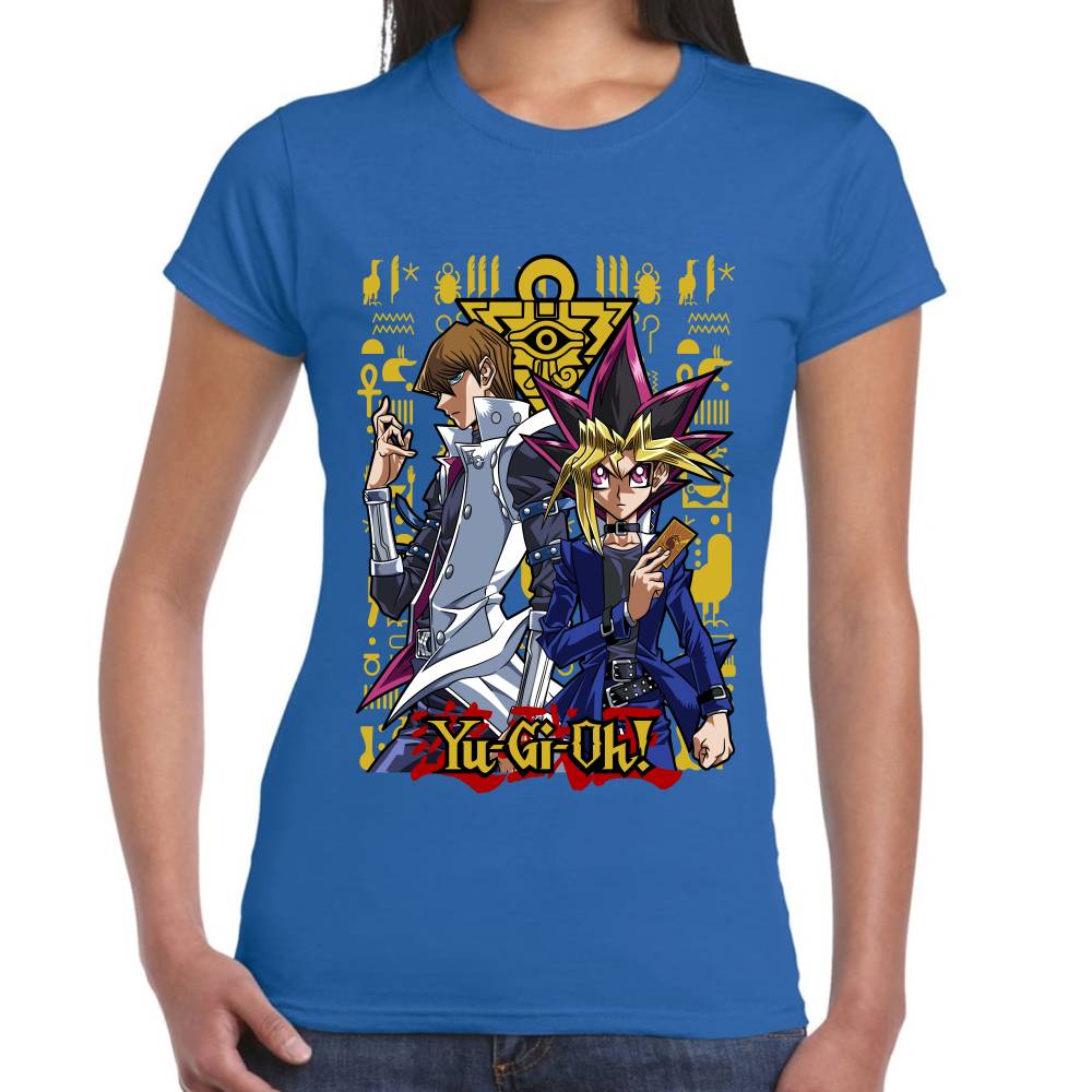 Playera Yu-Gi-Oh Seto Kaiba & Yami Yugi Algodón Premium #0002817