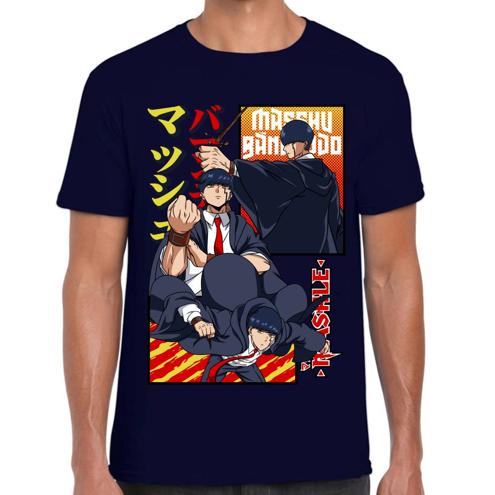 Playera Mashle Mash Burnedead Algodón Premium #0002819