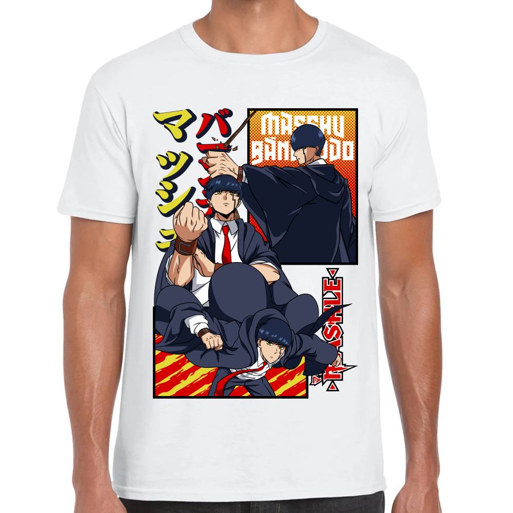 Playera Mashle Mash Burnedead Algodón Premium #0002819