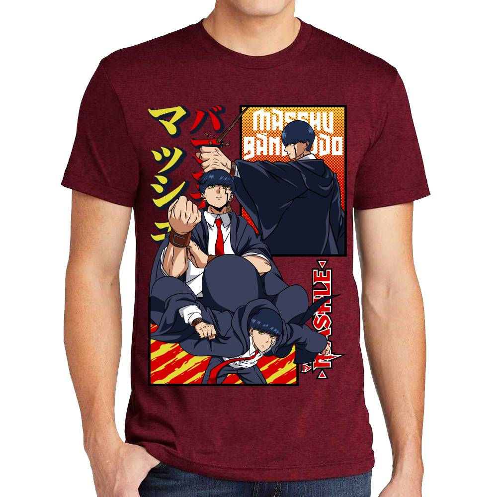 Playera Mashle Mash Burnedead Algodón Premium #0002819