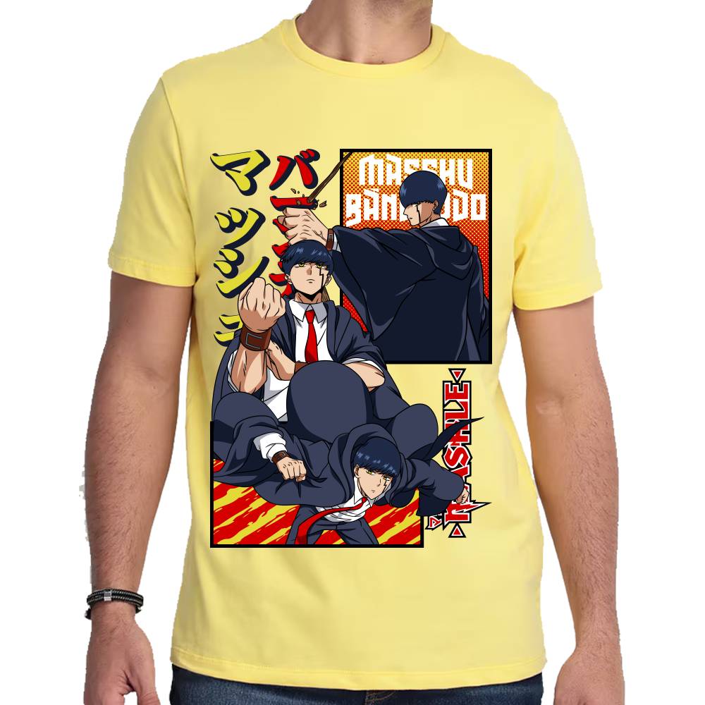 Playera Mashle Mash Burnedead Algodón Premium #0002819