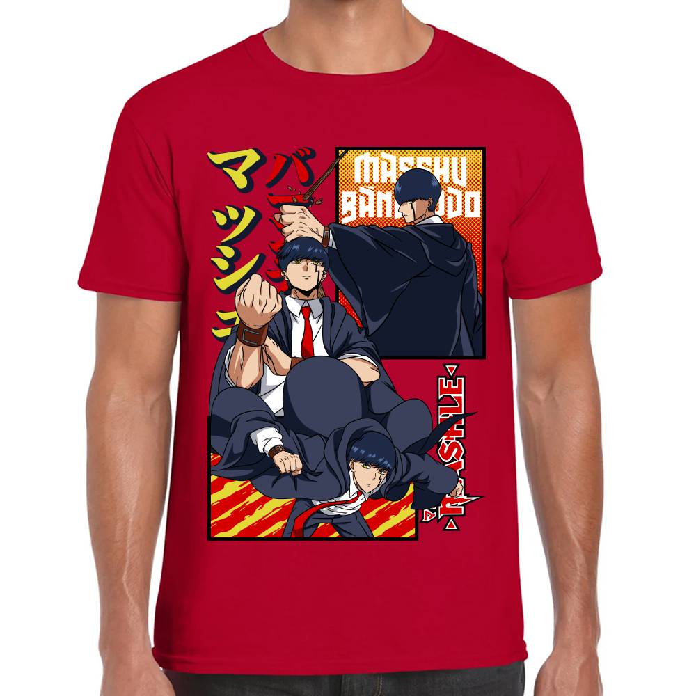 Playera Mashle Mash Burnedead Algodón Premium #0002819