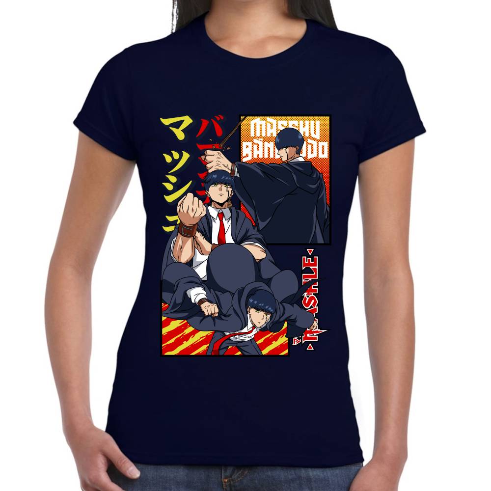 Playera Mashle Mash Burnedead Algodón Premium #0002819
