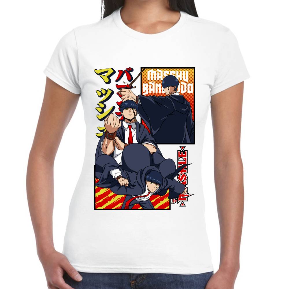 Playera Mashle Mash Burnedead Algodón Premium #0002819