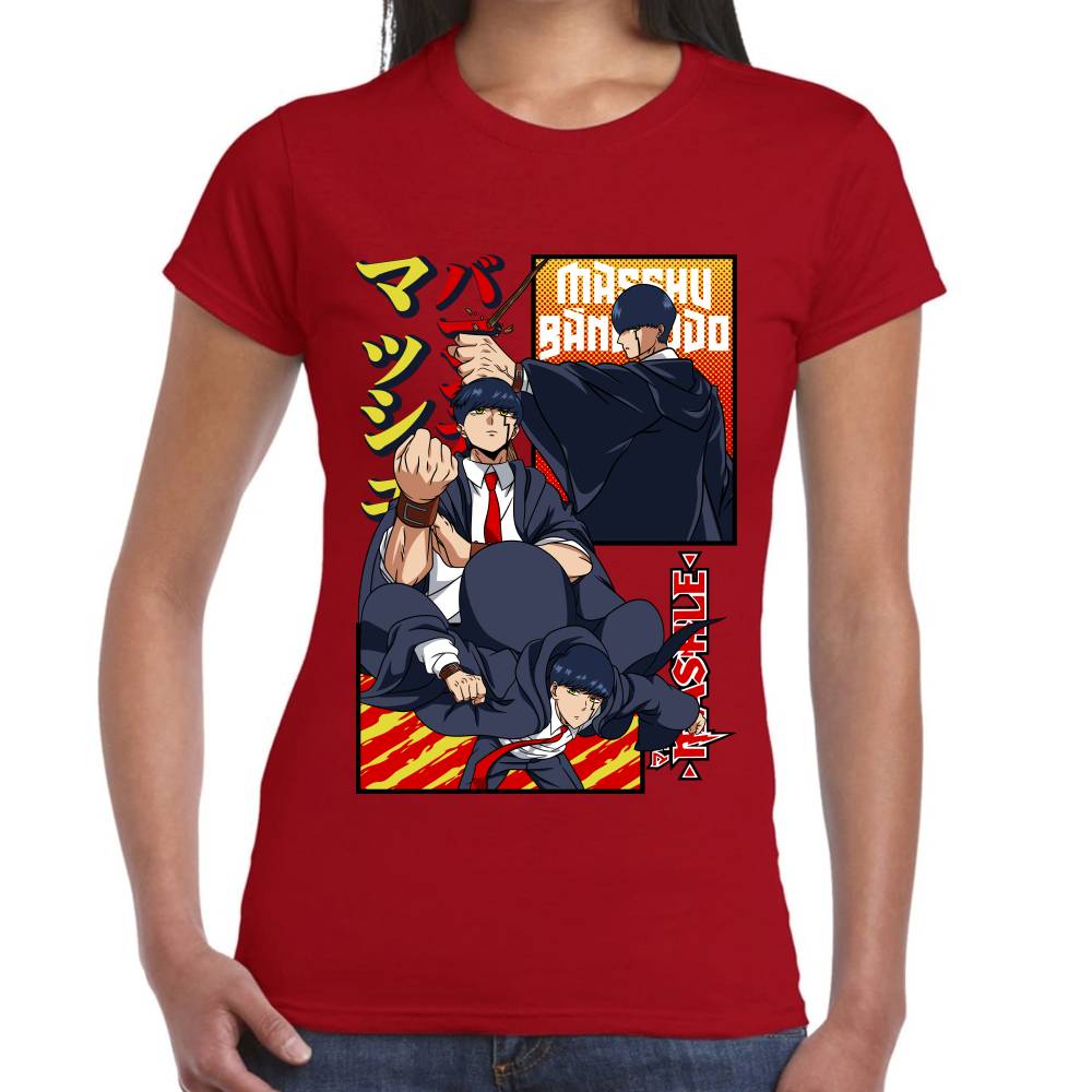 Playera Mashle Mash Burnedead Algodón Premium #0002819